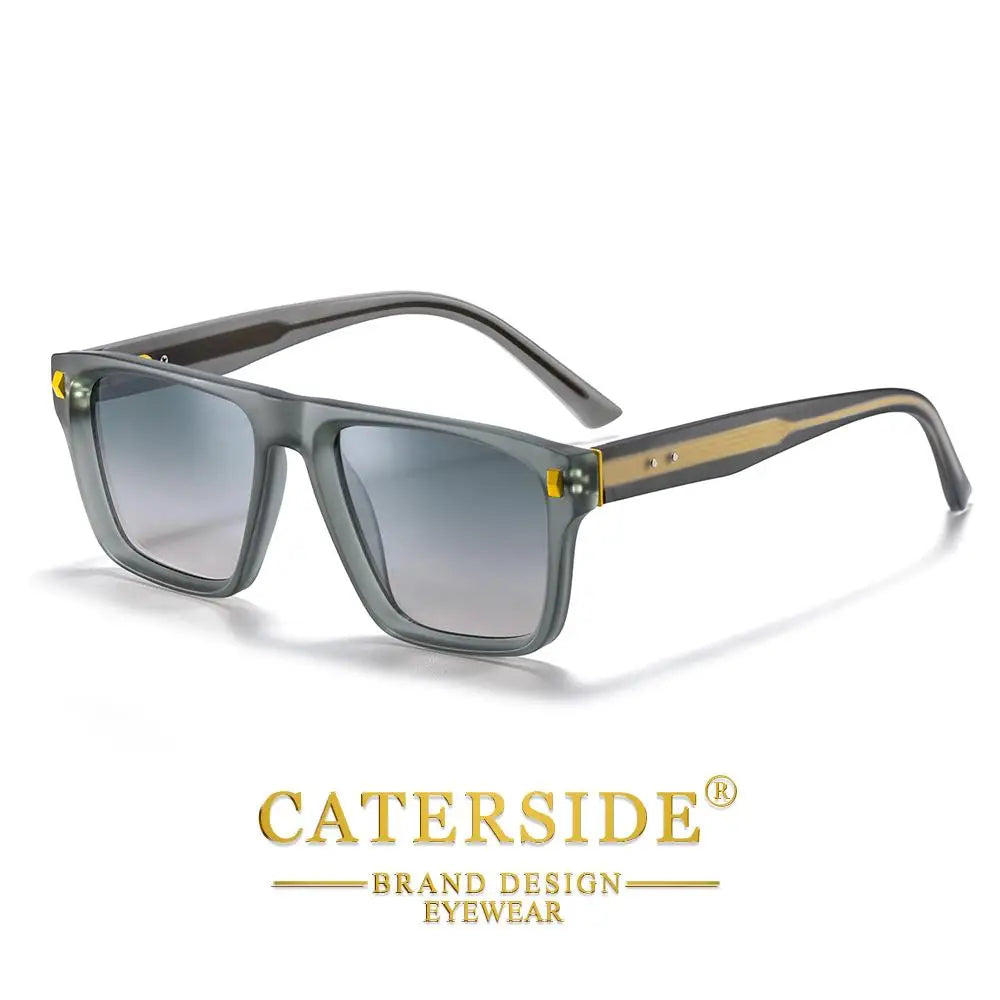 CATERSIDE Okulary Kwadratowe Gradientowe Biznesowe UV400