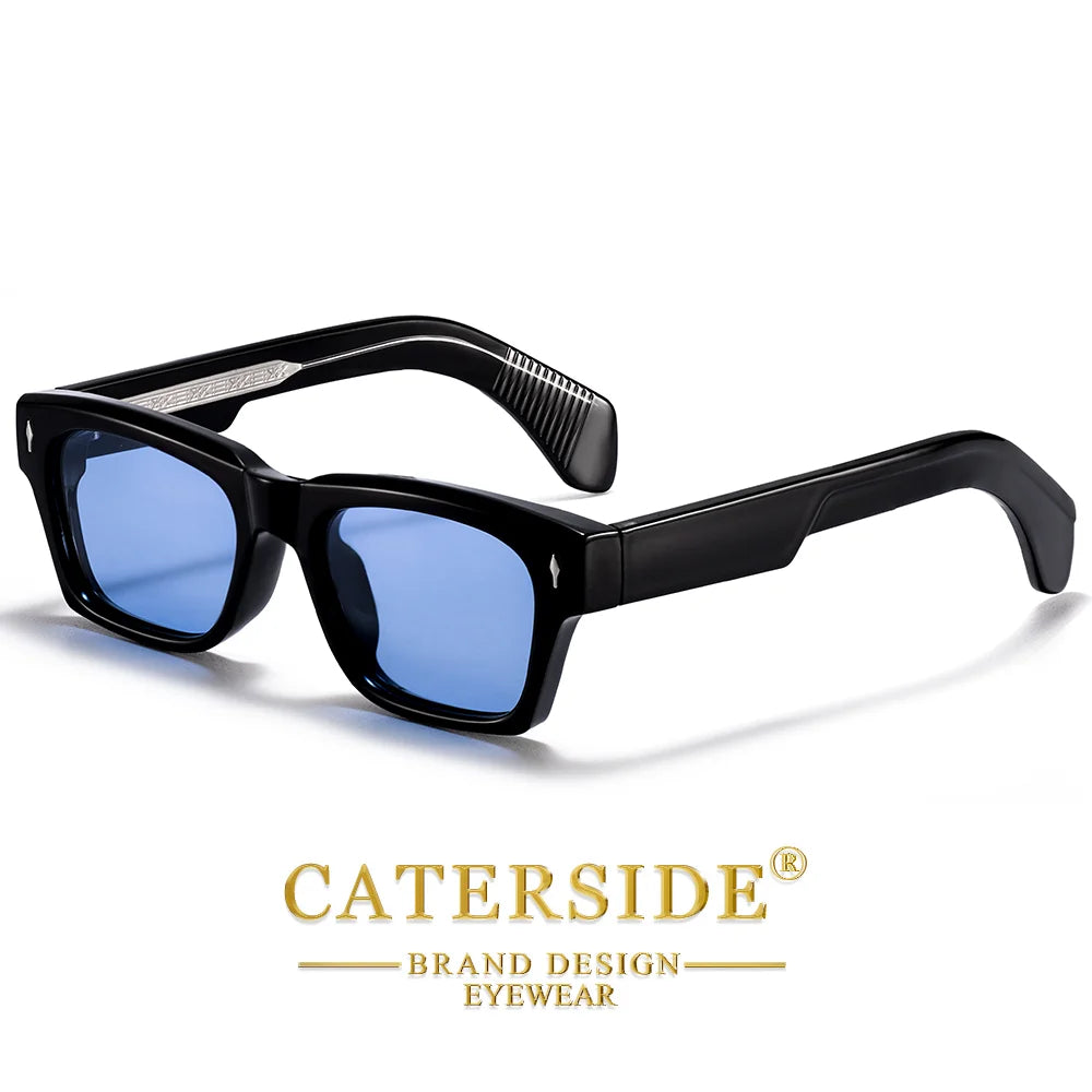 CATERSIDE Okulary Polaryzacyjne Kwadratowe Retro UV400