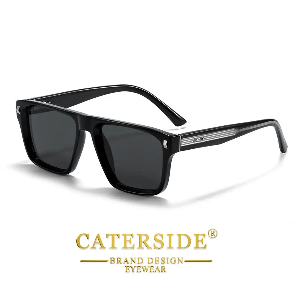 CATERSIDE Okulary Kwadratowe Gradientowe Biznesowe UV400