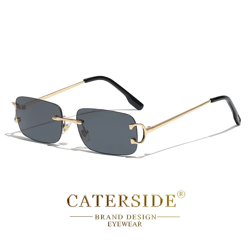 CATERSIDE Okulary Oversize Kwadratowe Grube Ramki Retro