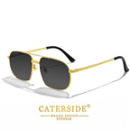 CATERSIDE Okulary Wielokątne Gradientowe do Jazdy UV400