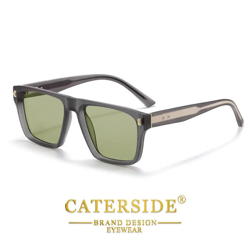 CATERSIDE Okulary Kwadratowe Gradientowe Biznesowe UV400