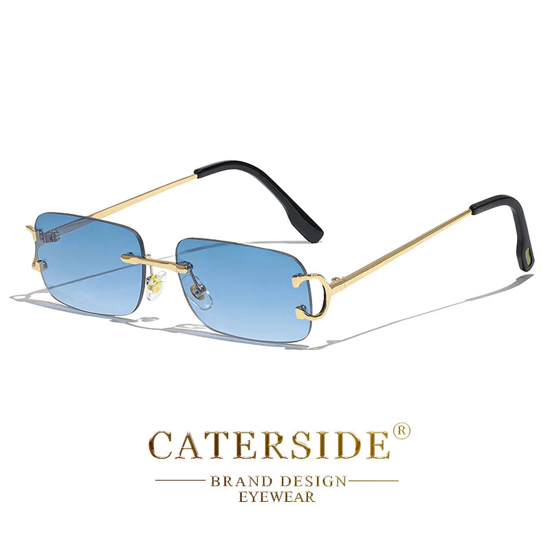 CATERSIDE Okulary Oversize Kwadratowe Grube Ramki Retro