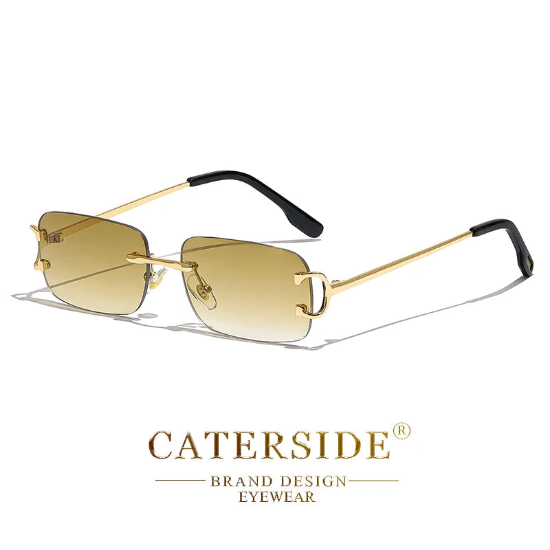 CATERSIDE Okulary Oversize Kwadratowe Grube Ramki Retro