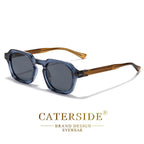 CATERSIDE Vintage Punk – Prostokątne Okulary Przeciwsłoneczne