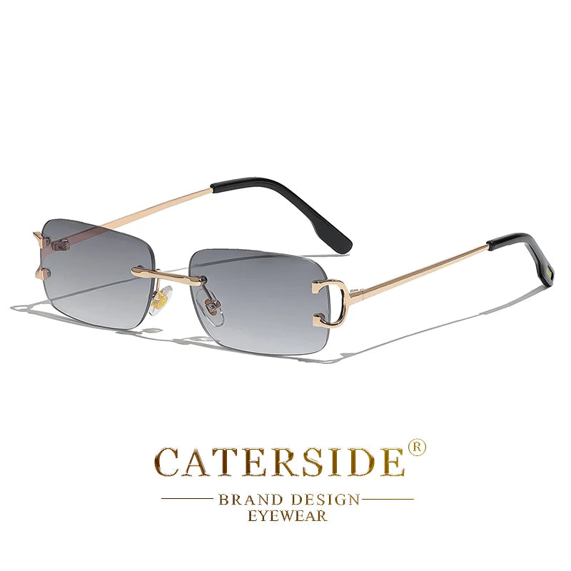 CATERSIDE Okulary Oversize Kwadratowe Grube Ramki Retro