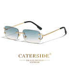 CATERSIDE Okulary Oversize Kwadratowe Grube Ramki Retro