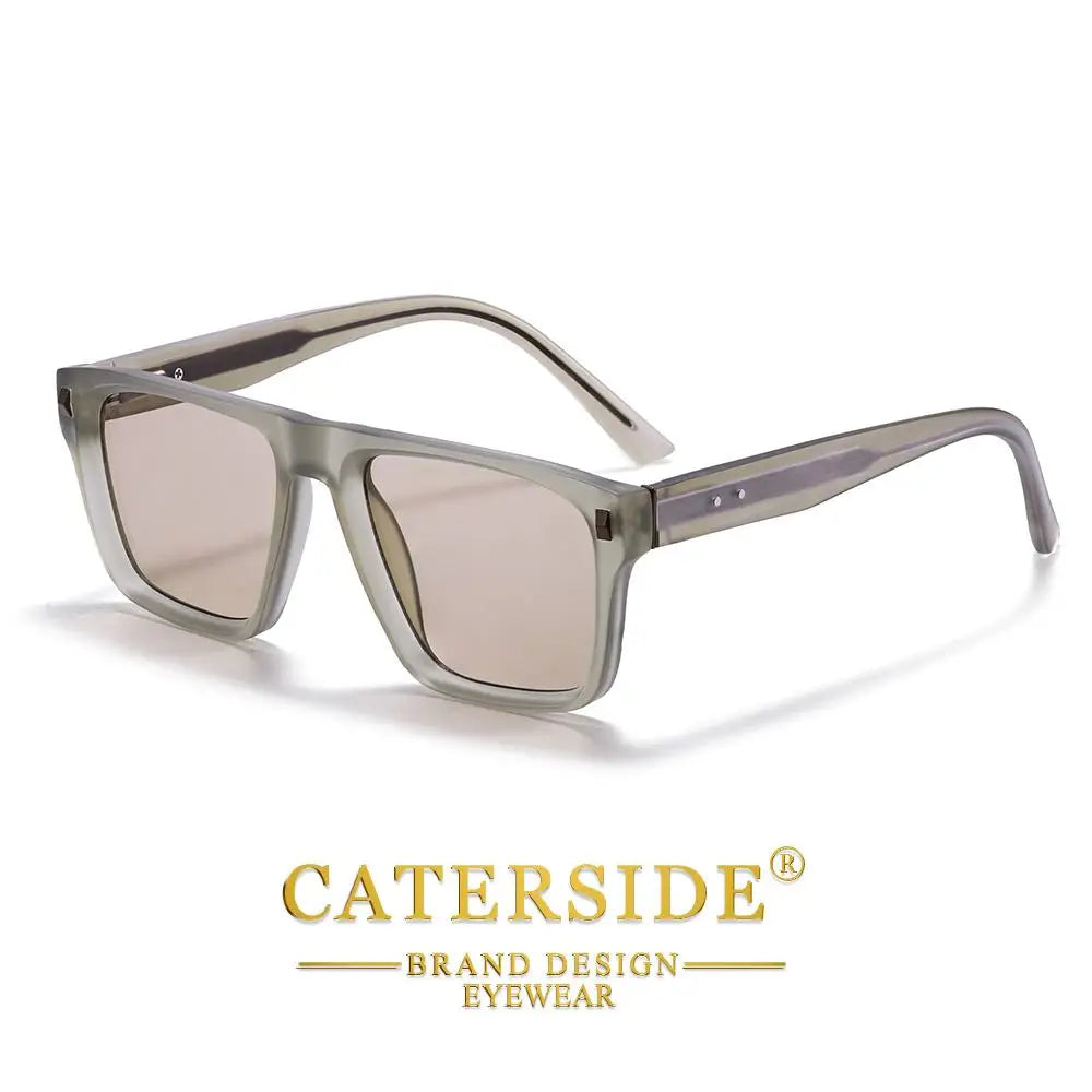 CATERSIDE Okulary Kwadratowe Gradientowe Biznesowe UV400